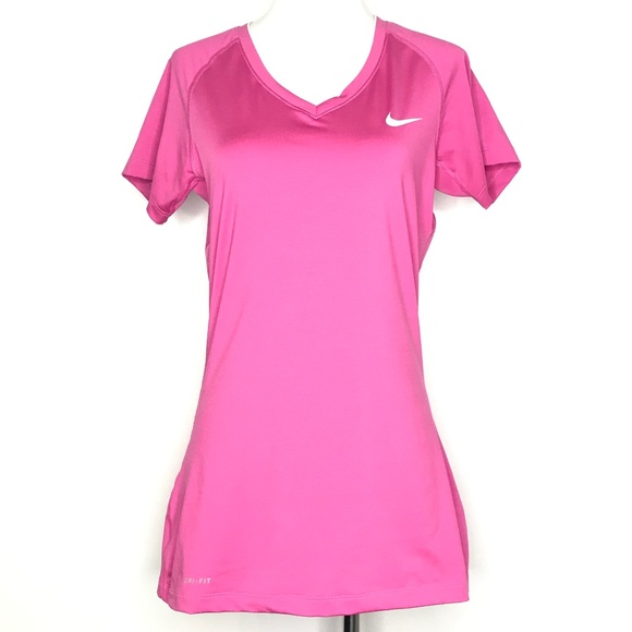 Nike Tops - Nike Pro Pink Dri-Fit Athletic Workout Shirt Top